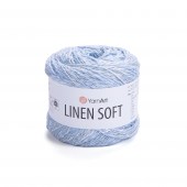 Пряжа Yarn Art LINEN SOFT (Цвет: 7319 голубой)