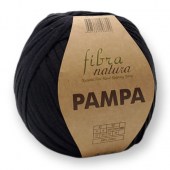 Пряжа Fibra Natura PAMPA (Цвет: 23-12 чёрный)