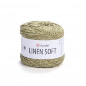 Пряжа Yarn Art LINEN SOFT (Цвет: 7313 св.хаки)