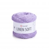 Пряжа Yarn Art LINEN SOFT (Цвет: 7325 т.сиреневый)