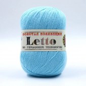 Пряжа Color City LETTO (Цвет: 007 светло-бирюзовый)