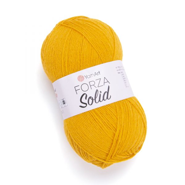 Пряжа Yarn Art FORZA SOLID (Цвет: 4610 желтый)