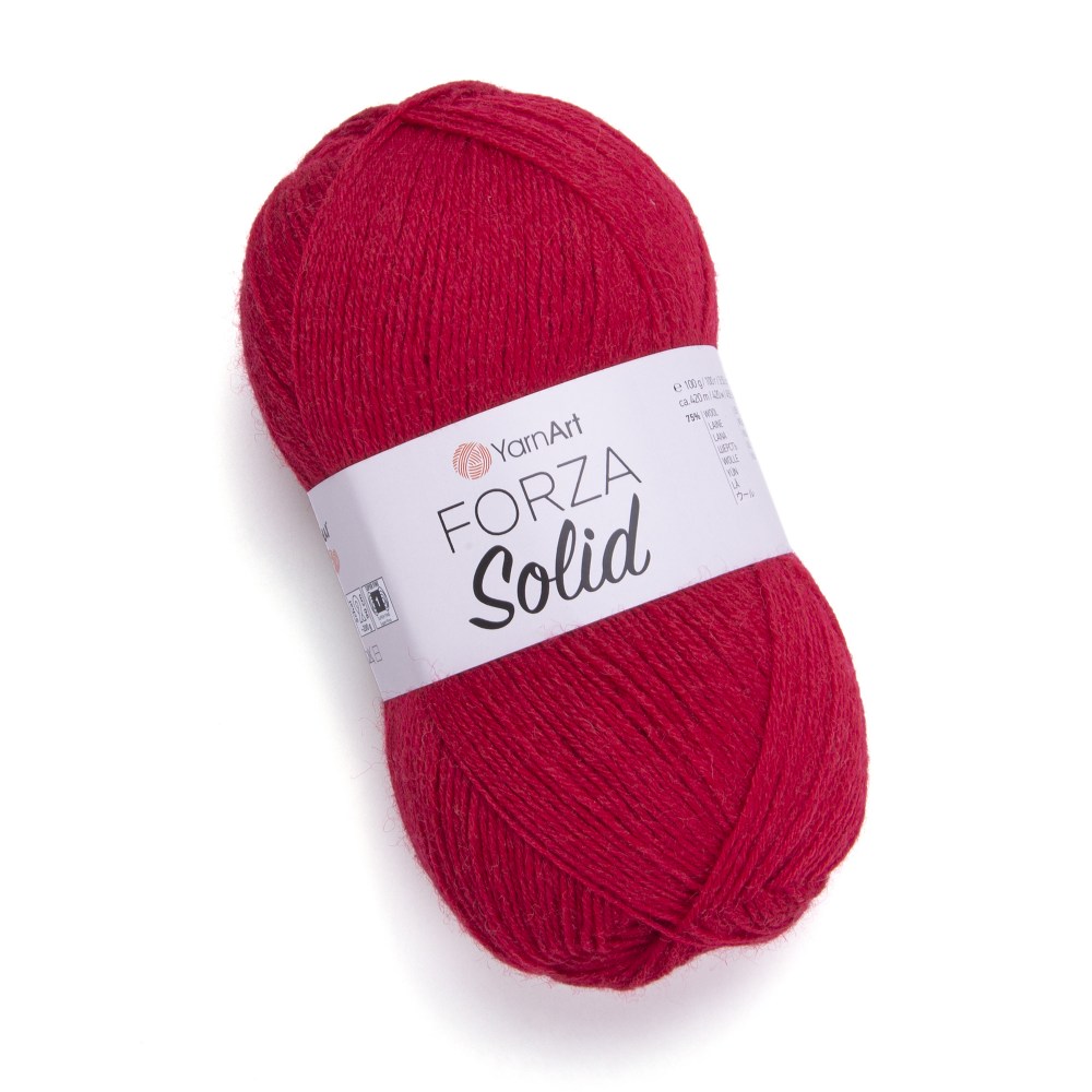 Пряжа Yarn Art FORZA SOLID (Цвет: 4645 красный)