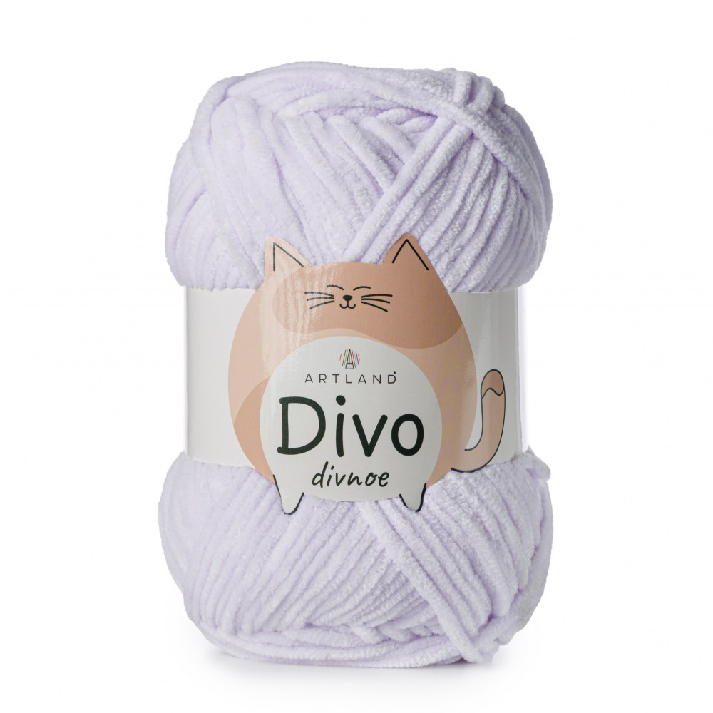 Пряжа Artland DIVO DIVNOE (Цвет: 02 бледная сирень)