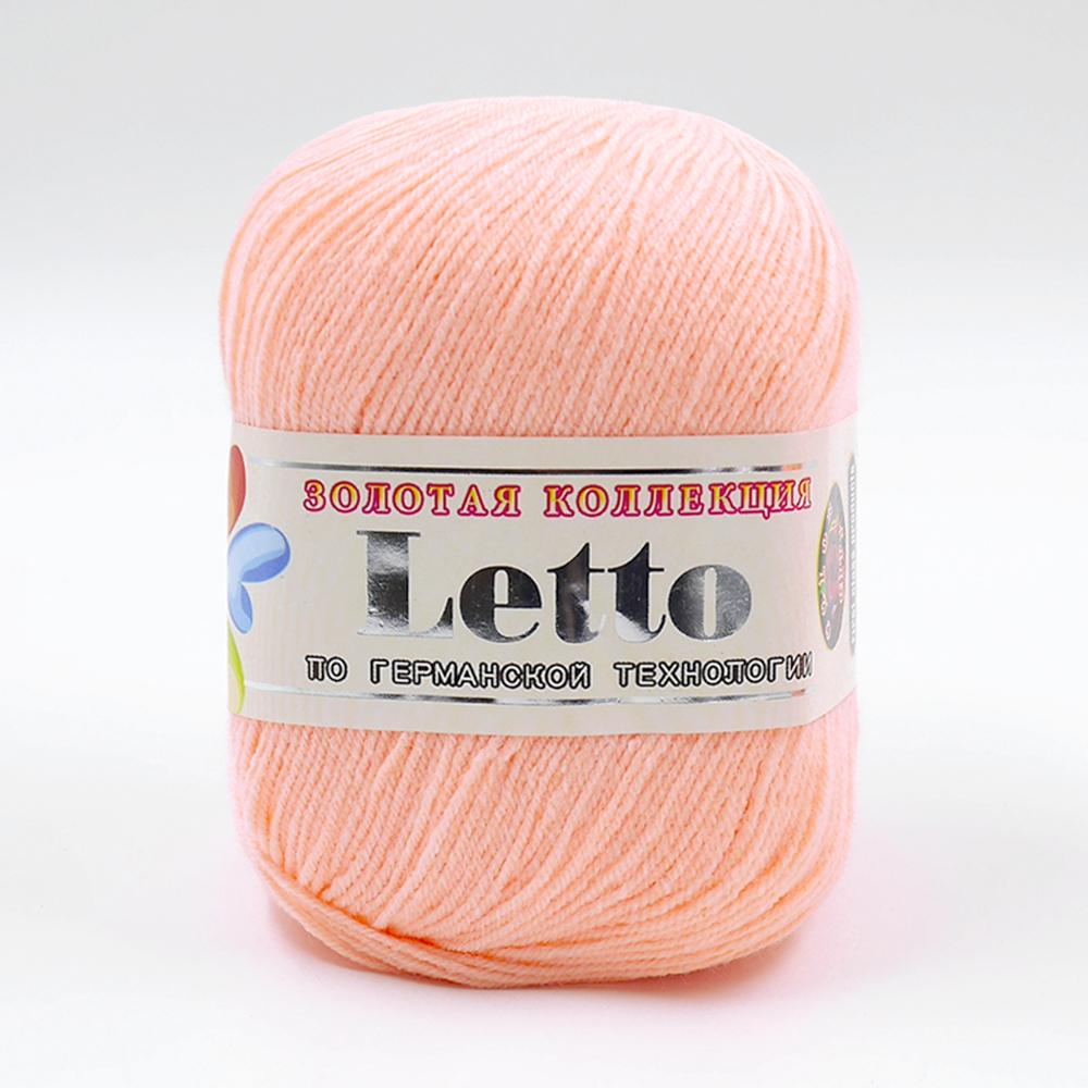 Пряжа Color City LETTO (Цвет: 010 персик)