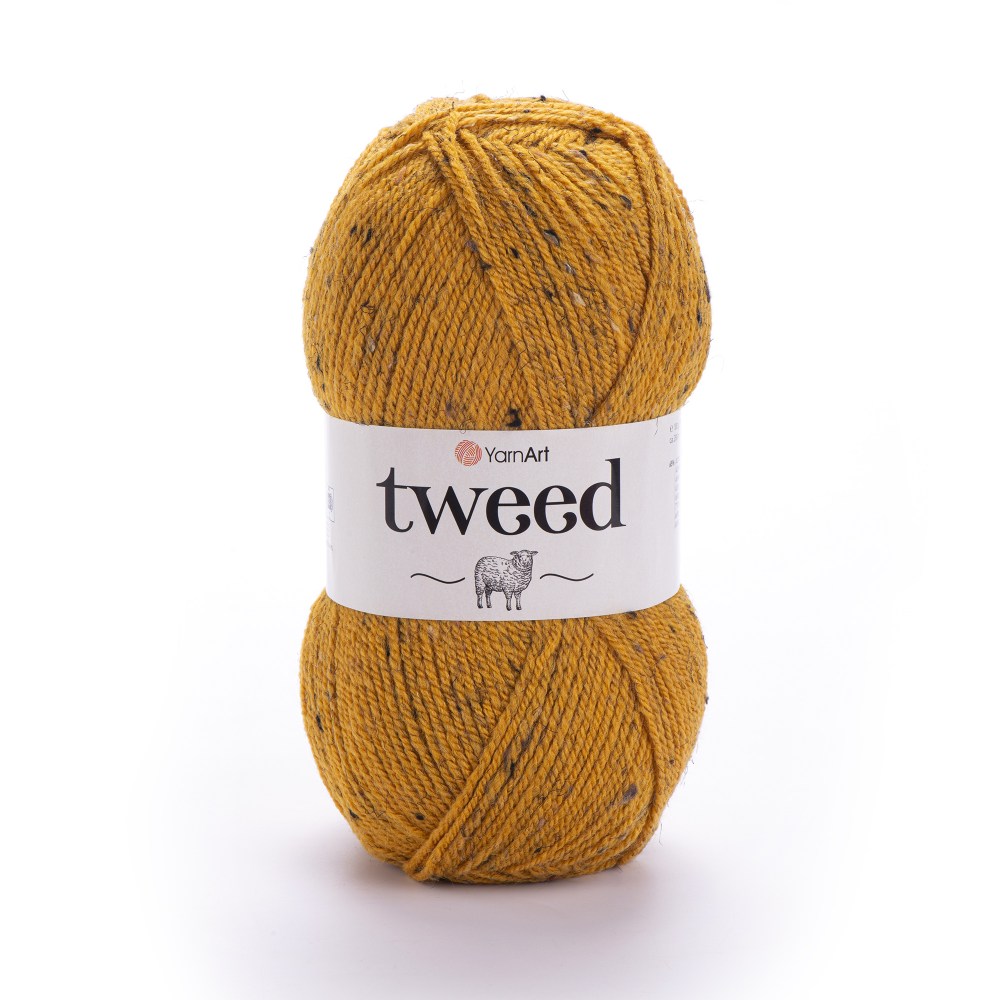 Пряжа Yarn Art TWEED (Цвет: 233 шафран)