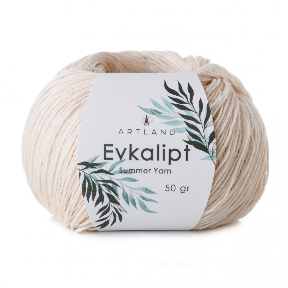 Пряжа Artland EVKALIPT (Цвет: 66 кремовый)
