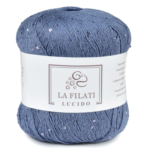 Пряжа La Filati LUCIDO (Цвет: 80024 джинс)
