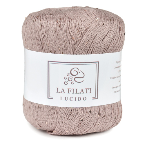Пряжа La Filati LUCIDO (Цвет: 80026 розовый беж)