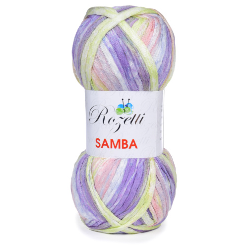 Пряжа Rozetti SAMBA (Цвет: 208-08 сиренево-оранжево-желтый)