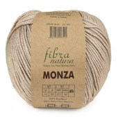 Пряжа Fibra Natura MONZA (Цвет: 26-25 светлый беж)