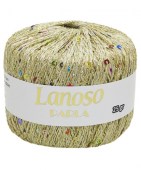 Пряжа Lanoso PARLA (Цвет: 1300 золото/разноцветные пайетки)