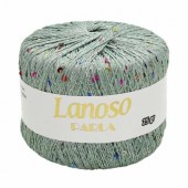 Пряжа Lanoso PARLA (Цвет: 1900 мята/разноцветные пайетки)