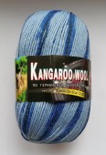 Пряжа Color City KANGAROO WOOL MELANGE (Цвет: 618 голубой/синий/василёк)