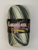Пряжа Color City KANGAROO WOOL MELANGE (Цвет: 973 белый-хаки)