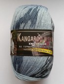 Пряжа Color City KANGAROO WOOL CRAZY COLOR (Цвет: 01.1 серо-голубой/джинс)