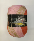 Пряжа Color City KANGAROO WOOL CRAZY COLOR (Цвет: 03 розовый/сиреневый/оранжевый)