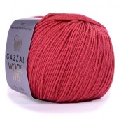 Пряжа Gazzal WOOL 175 (Цвет: 331 брусника)