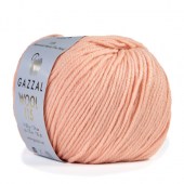 Пряжа Gazzal WOOL 115 (Цвет: 3309 персик)