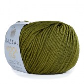 Пряжа Gazzal WOOL 115 (Цвет: 3327 оливковый)