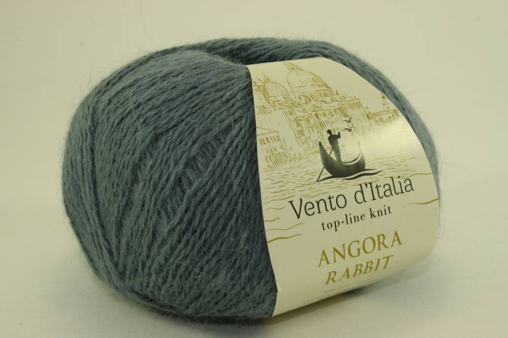 Пряжа Vento d'Italia ANGORA RABBIT-400 (Цвет: 211 стальной)