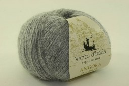 Пряжа Vento d'Italia ANGORA RABBIT-400 (Цвет: 237 серый)