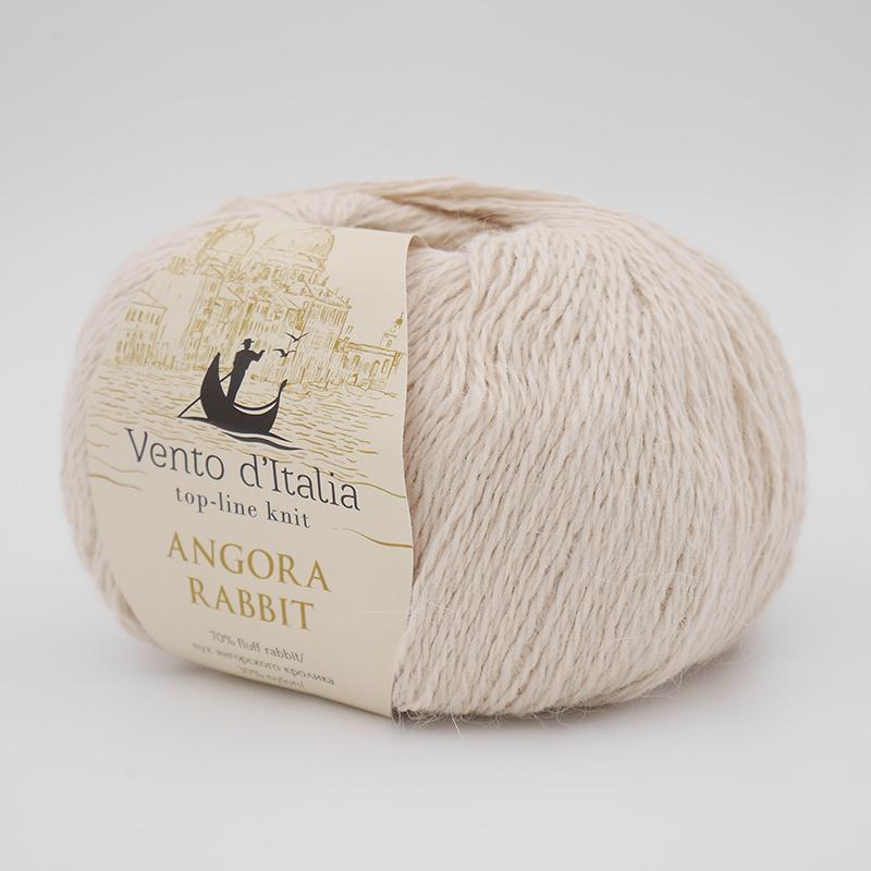 Пряжа Vento d'Italia ANGORA RABBIT-400 (Цвет: 260 топлёное молоко)