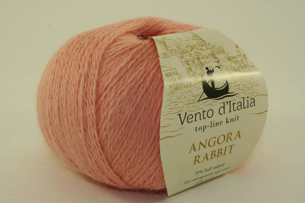 Пряжа Vento d'Italia ANGORA RABBIT-400 (Цвет: 210 персик)