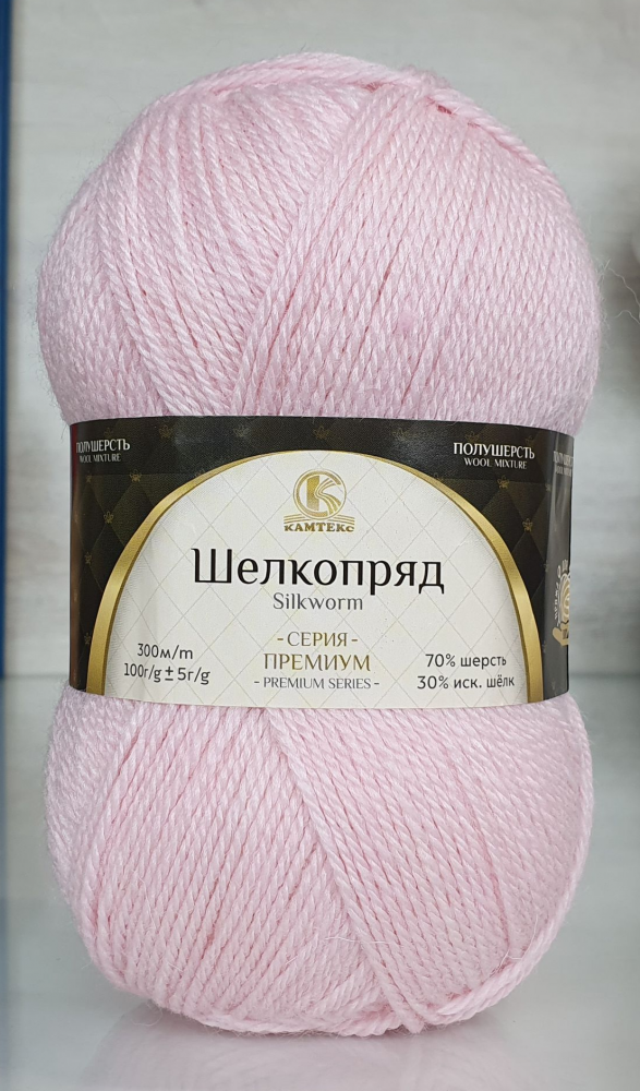 Пряжа Камтекс ШЕЛКОПРЯД (Цвет: 293 розовый песок)