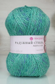 Пряжа Пехорка РАДУЖНЫЙ СТИЛЬ (Цвет: 1140М изумруд меланж)