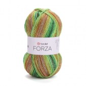 Пряжа Yarn Art Forza (Цвет: 2604 салат/изумруд/св.терракот)