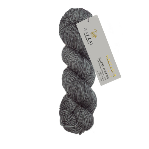 Пряжа Gazzal WOOL STAR (Цвет: 3802 стальной)