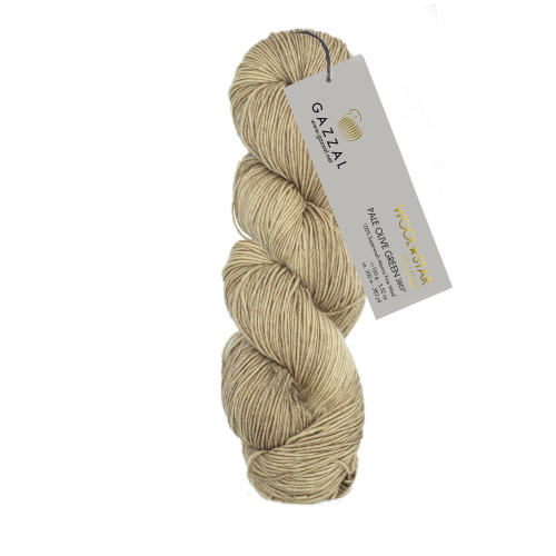 Пряжа Gazzal WOOL STAR (Цвет: 3807 оливковый беж)