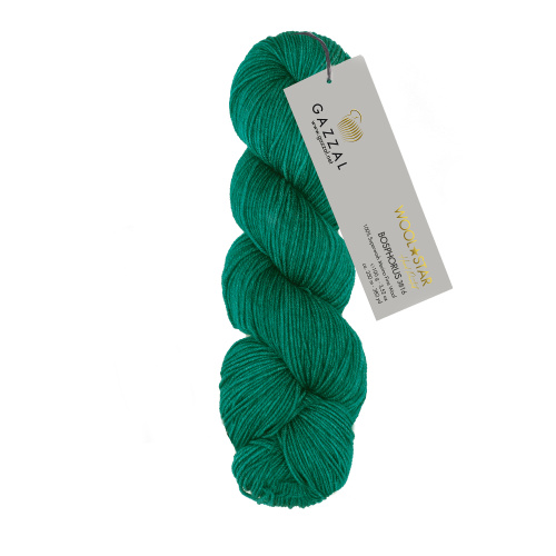 Пряжа Gazzal WOOL STAR (Цвет: 3816 изумруд)