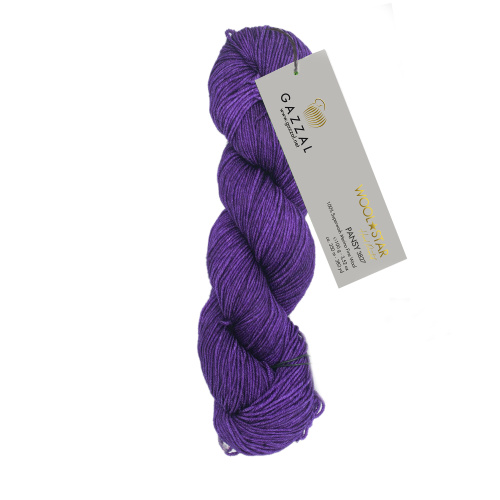 Пряжа Gazzal WOOL STAR (Цвет: 3827 сиреневый)