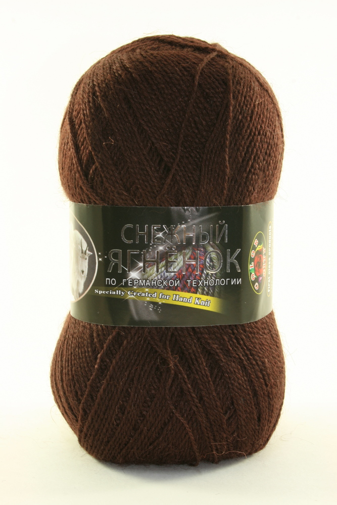 Пряжа Color City СНЕЖНЫЙ ЯГНЕНОК (Цвет: 2531 коричневый)