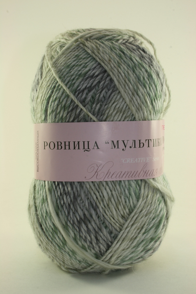Пряжа Пехорка РОВНИЦА МУЛЬТИКОЛОРОВАЯ (Цвет: 1621 зимний лес)