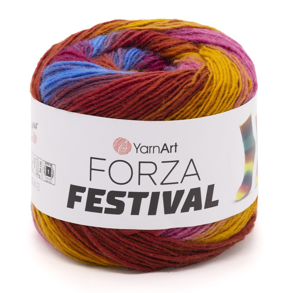 Пряжа Yarn Art FORZA FESTIVAL (Цвет: 2906)