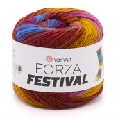 Пряжа Yarn Art FORZA FESTIVAL (Цвет: 2906)