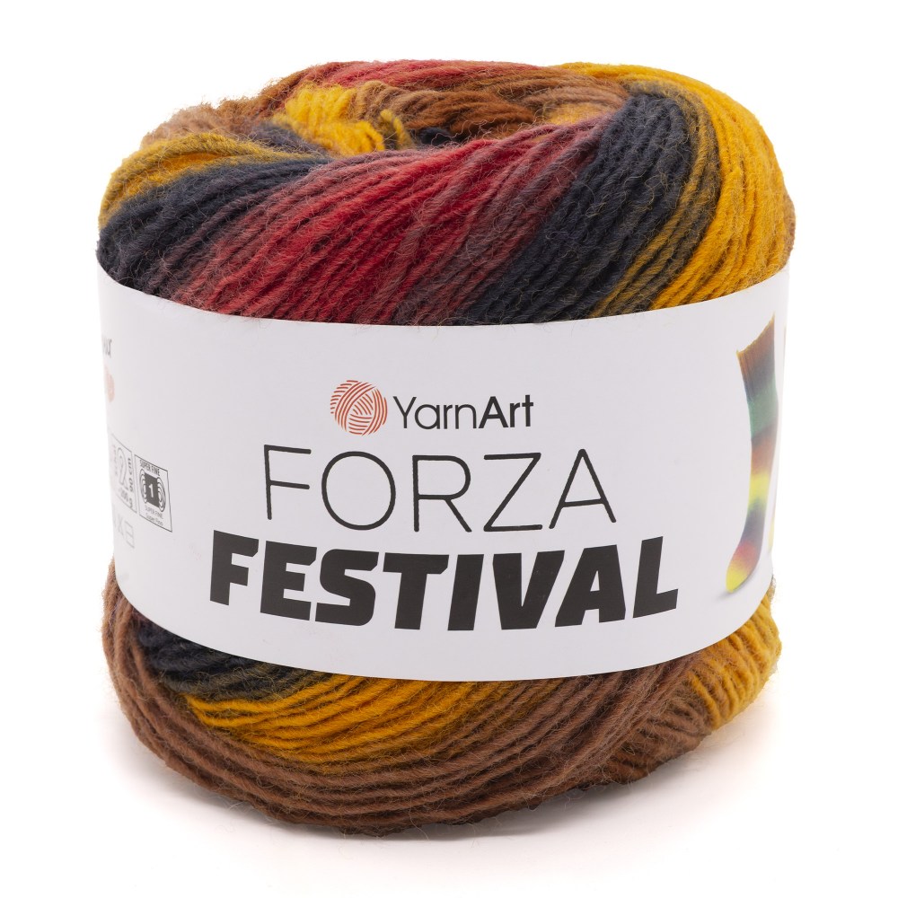 Пряжа Yarn Art FORZA FESTIVAL (Цвет: 2908)