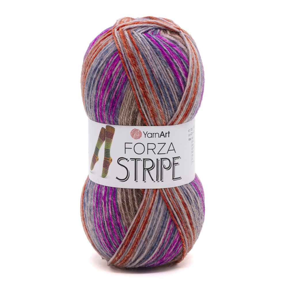 Пряжа Yarn Art FORZA STRIPE (Цвет: 2802)