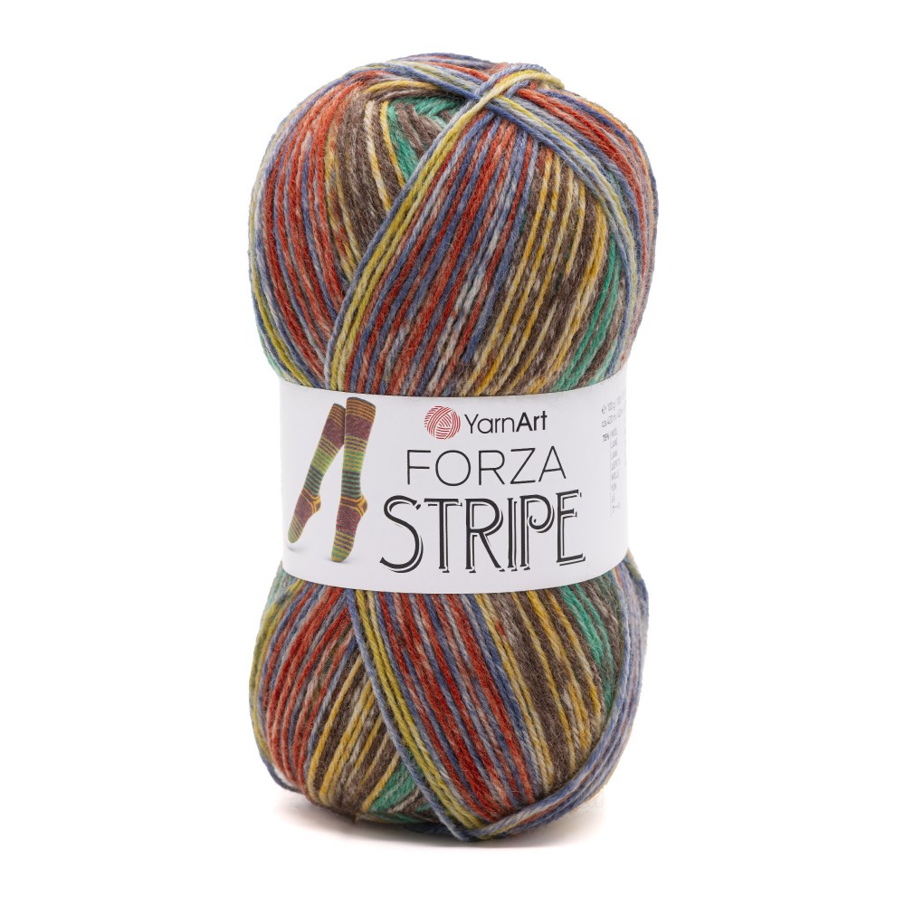 Пряжа Yarn Art FORZA STRIPE (Цвет: 2803)