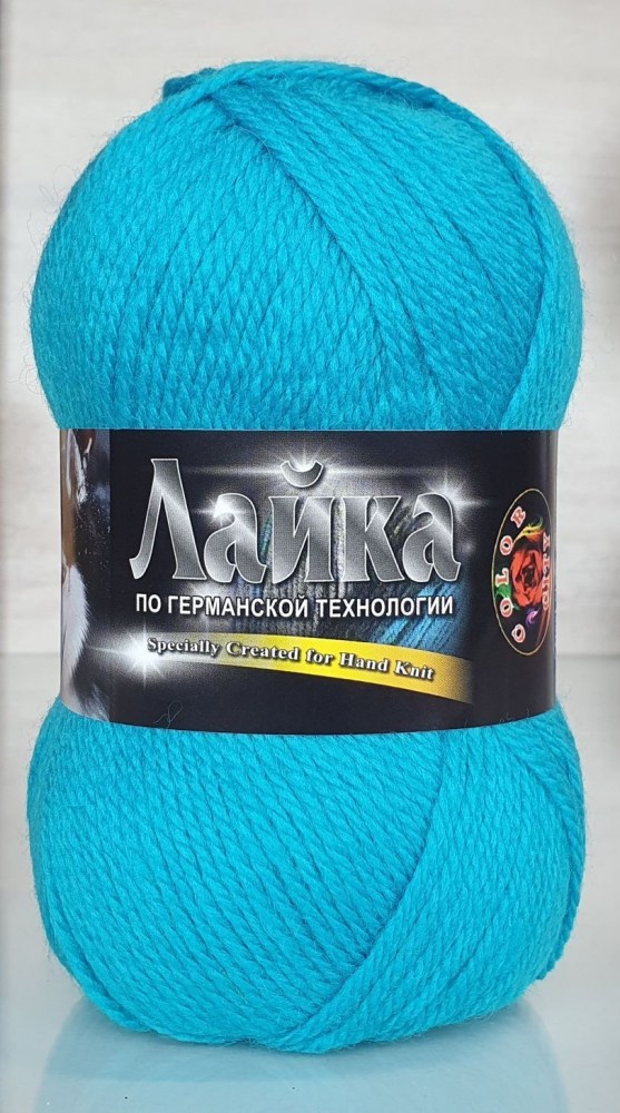 Пряжа Color City Лайка (250 м) (Цвет: 318 бирюза)