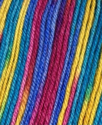 Пряжа Color City KANGAROO WOOL MELANGE (Цвет: 008 цветной меланж)