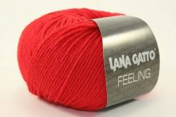 Пряжа Lana Gatto FEELING (Цвет: 10095 красный)