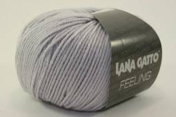 Пряжа Lana Gatto FEELING (Цвет: 12504 светло-серый)