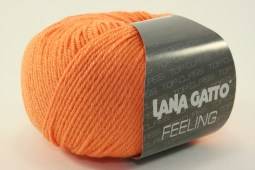 Пряжа Lana Gatto FEELING (Цвет: 13437 оранжевый)
