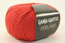 Пряжа Lana Gatto FEELING (Цвет: 14239 темный коралл)