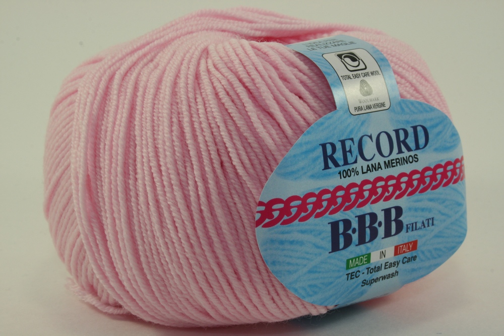 Пряжа BBB RECORD (Цвет: 86276 светло-розовый)