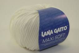 Пряжа Lana Gatto MAXI SOFT (Цвет: 10001 белый)
